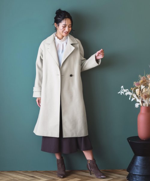 [Filomo] チェスターコートウールタッチロング  DGJ1574214313(12155円)