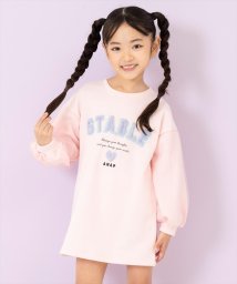 ANAP KIDS/ファーワッペン チュール袖 裏毛 スウェット ワンピース/505757284