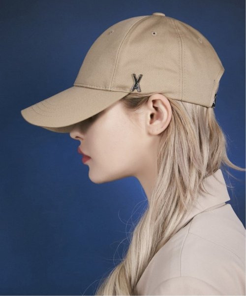 JOINT WORKS(ジョイントワークス)/《追加2》【VARZAR/バザール】Stud logo over fit ball cap/ベージュ