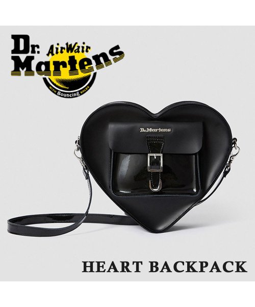 DR.MARTENS(ドクターマーチン)/Dr.Martens ドクターマーチン  AC807033  HEART BACKPACK ハート バックパック /ブラック