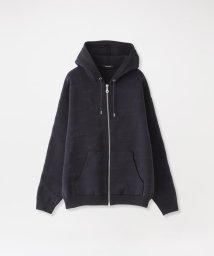 LOVELESS　MENS(ラブレス　メンズ)/トーナルジャカードカモフラニット ジップアップ/ネイビー