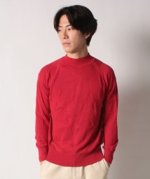 BACK SPIN! (バックスピン)/BS! STAR and Border KNIT SWEATER/レッド