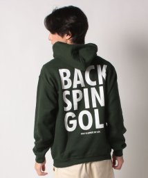 BACK SPIN! (バックスピン)/BACK SPIN BACK LOGO PARKA/グリーン