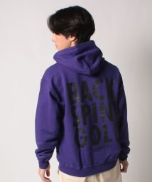 BACK SPIN! (バックスピン)/BACK SPIN BACK LOGO PARKA/パープル