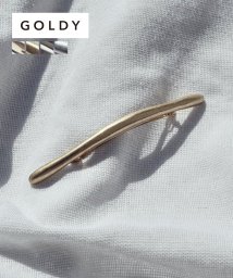 GOLDY/【GOLDY】トゥイッグ ライン メタル バレッタシルバー ゴールド オケージョン 結婚式 アクセサリー  / 6211103/505745255