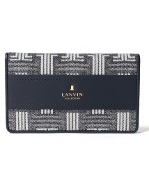 LANVIN COLLECTION(BAG)(ランバンコレクション（バッグ）)/カードケース【ジーンＰ】/ネイビー