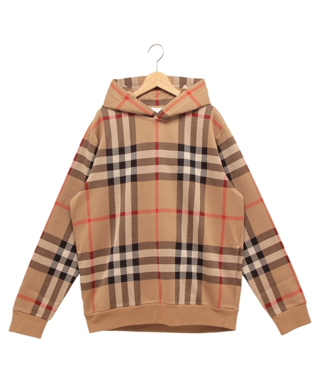 バーバリー パーカー フーディー プルオーバー トップス ベージュ メンズ BURBERRY 8072662 A7028