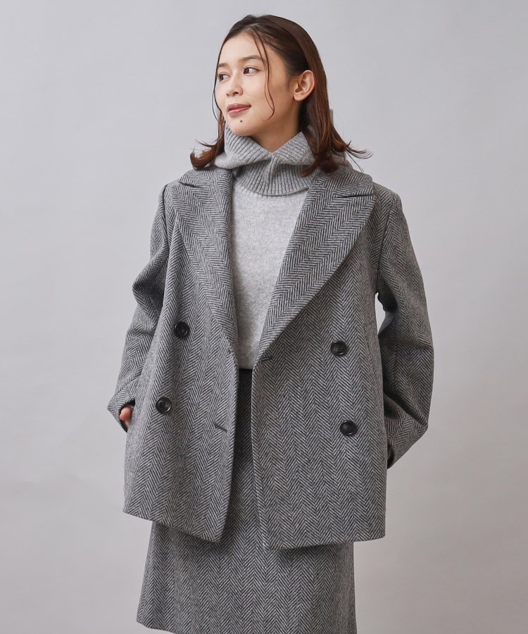ピーコート(グレー・灰色)のファッション通販 - MAGASEEK