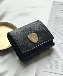 sankyoshokai/[GOLD PFEIL]クロコ型押し三つ折り財布/505758159