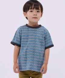 SHIPS Colors  KIDS(シップスカラーズ　キッズ)/【SHIPS Colors別注】Miller:ボーダー Tシャツ セット(100~130cm)/ブルー