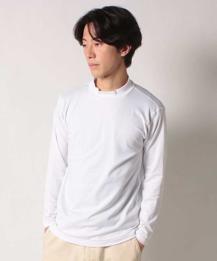 BLUE STANDARD】ふわもち素材! あったか タートルネック カットソー