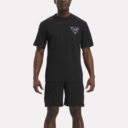 Reebok(リーボック)/バスケットボール シーズナル グラフィック Tシャツ / BB SEASONAL GRAPHIC TEE /ブラック