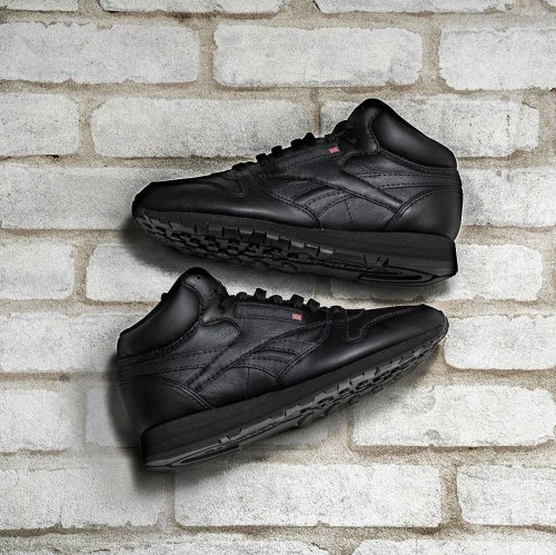 Reebok(Reebok)/クラシックレザー ミッド / CLASSIC LEATHER MID /ブラック