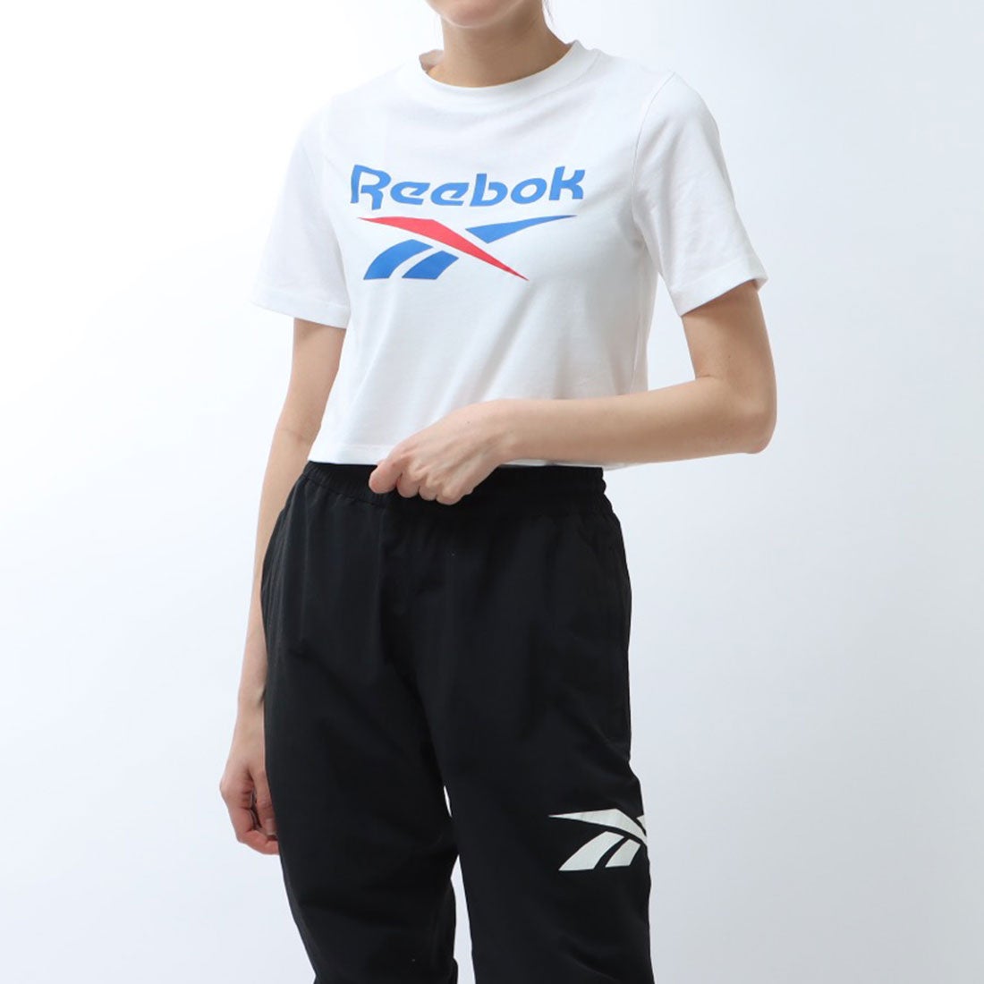 クロップ Tシャツ / RI BL Crop Tee (505753733) | リーボック(Reebok