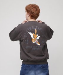 AVIREX(AVIREX)/《WEB限定》FLYING TIGER CREW NECK SWEAT/チャコール