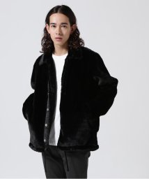 B'2nd(ビーセカンド)/LUSOR（ルーソル）ECO FUR COACH JKT エコファーコーチジャケット/ブラック