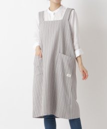 ２１２ＫＩＴＣＨＥＮ　ＳＴＯＲＥ/Simple Stripe フルエプロン GY  ＜212Kオリジナル＞/505759972