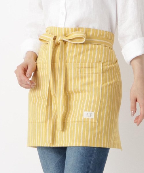 ２１２ＫＩＴＣＨＥＮ　ＳＴＯＲＥ(212キッチンストア)/Simple Stripe カフェエプロン YE  ＜212Kオリジナル＞/その他