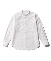 UNTRACK(アントラック)/アントラック シャツ UNTRACK 長袖 大きいサイズ スタンドカラー トップス アウター UT－A3b Flex Shirts Stand 60079/ホワイト