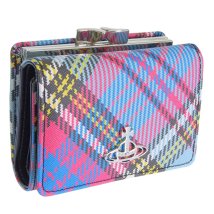 Vivienne Westwood/Vivienne Westwood ヴィヴィアンウエストウッド BIOGREEN SAFFIANO PRINTED SMALL FRAME WALLET バイオ/505760063