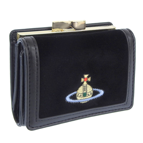 Vivienne Westwood】EMBROIDERED ORB FRAME COIN PURSE 財布-