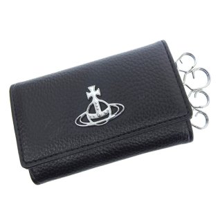 Vivienne Westwood/Vivienne Westwood ヴィヴィアンウエストウッド RE－VEGAN GRAIN KEY CASE ヴィーガン グレインレザー キーケース 4連/505760071