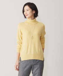 J.PRESS LADIES(J．プレス　レディス)/【洗える】CASHMERE BLEND タートルネック ニット/イエロー系