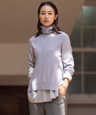 J.PRESS LADIES/【洗える】CASHMERE BLEND タートルネック ニット/505760595