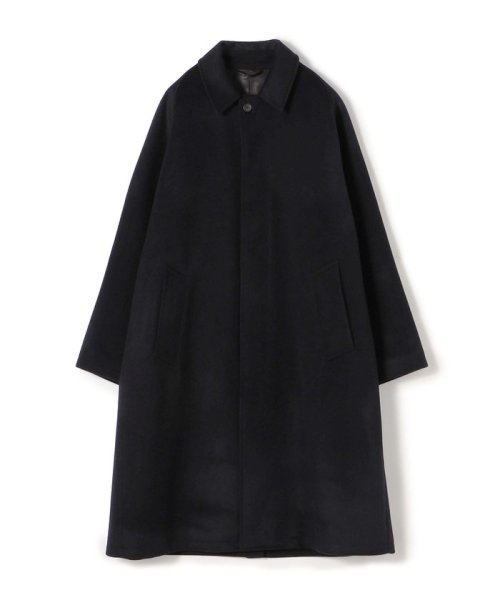 ウールカシミヤ ステンカラーコート 