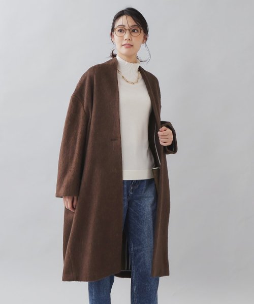 【Liyoca】ヘリンボンシャギー コート 【Liyoca】ヘリンボンシャギー コート U1942965408(14850円)