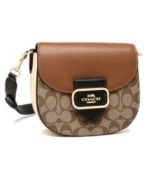 COACH/コーチ アウトレット ショルダーバッグ シグネチャー ブラウン ベージュ レディース COACH FCE565 IME7V/505760928