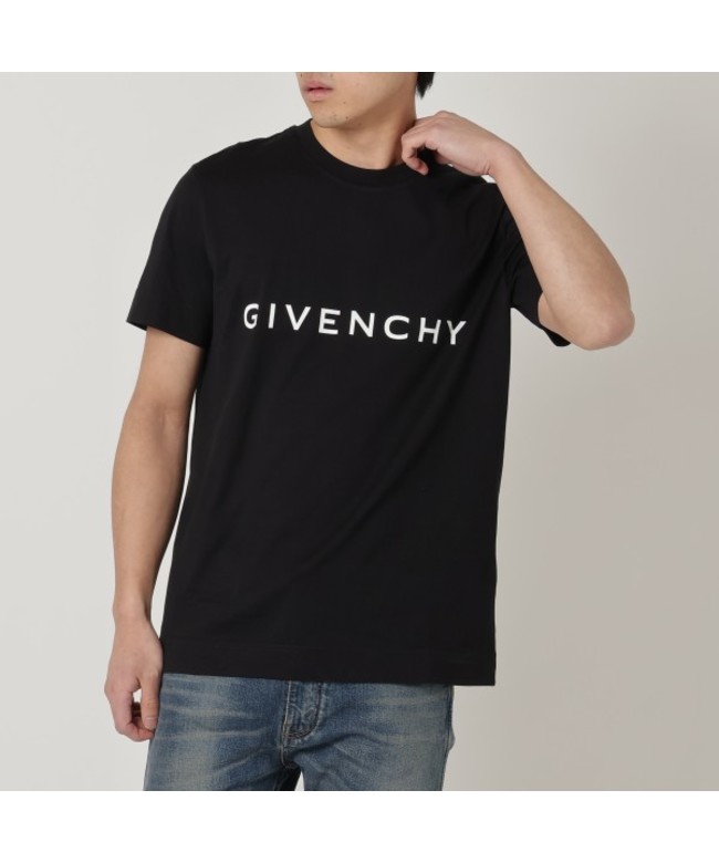 ジバンシィ Tシャツ カットソー スリムTシャツ ブラック メンズ GIVENCHY BM716G3YAC 001