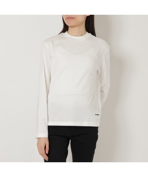 Jil Sander(ジル・サンダー)/ジルサンダー Tシャツ カットソー ジルサンダープラス パックT 3枚セット ホワイト レディース JIL SANDER J40GC0002 J45048 10/その他