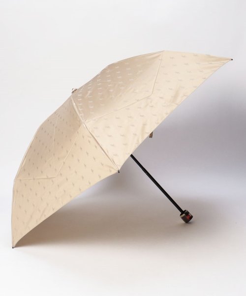 POLO RALPH LAUREN(umbrella)(ポロラルフローレン（傘）)/折りたたみ傘　”ポロポニー ジャガード”/オフホワイト