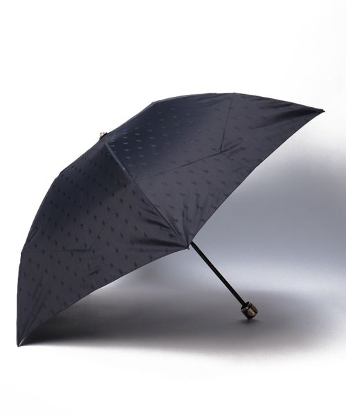 POLO RALPH LAUREN(umbrella)(ポロラルフローレン（傘）)/折りたたみ傘　”ポロポニー ジャガード”/ディープブルー