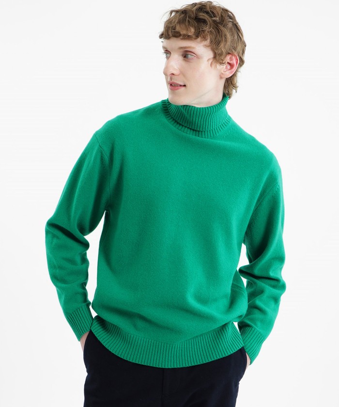 WEB&一部店舗限定】9G天竺 タートルネックニット(505572296)｜HANKYU