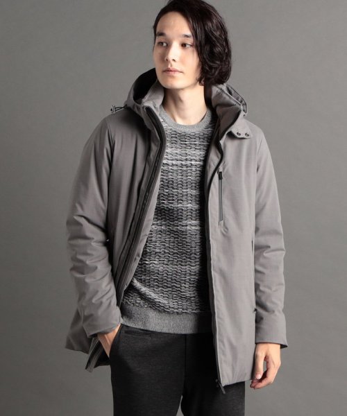 テクニカルダウン フーデッドブルゾン 