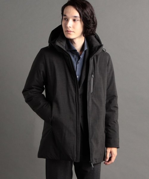 テクニカルダウン フーデッドブルゾン 