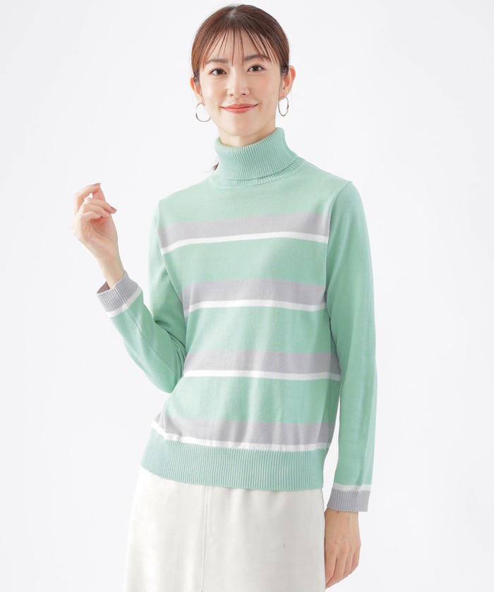 【美品】TRANS WORK 緑・紺 幾何学模様 ニットセーター 40 美品】TRANS WORK 緑・紺 幾何学模様 ニットセーター 40 - メルカリ