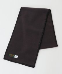 FUSE(フューズ)/【TWEEDMILL（ツイードミル）】Fleece Scarf with blanket stitch/グレー