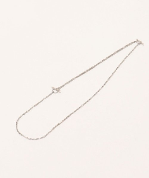 NOLLEY’S(ノーリーズ)/【ucalypt/ユーカリプト】Combination Link Necklace コンビネーションリンクネックレス/シルバー