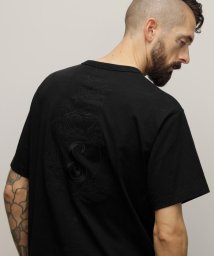 Schott/HENLEY TーSHIRT "CREST DRAGON EMB"/刺繍ヘンリーTシャツ "クレスト ドラゴン/505761630