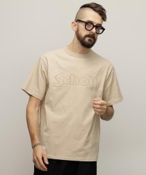 Schott(ショット)/T－SHIRT "BASIC LOGO"/Tシャツ "ベーシックロゴ/ベージュ