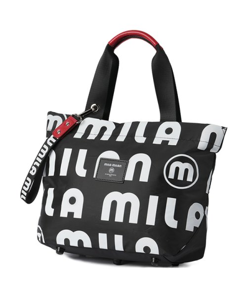 MILA MILAN(ミラミラン)/ミラミラン コスタ トートバッグ メンズ レディース ブランド ファスナー付き A4 mila milan 248702/ブラック