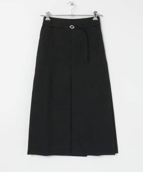 URBAN RESEARCH(アーバンリサーチ)/GANNI　Cotton Suiting Maxi Skirt/BLACK