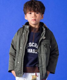 WASK(ワスク)/3WAYインナーボアジャケット(100～160cm)/グリーン