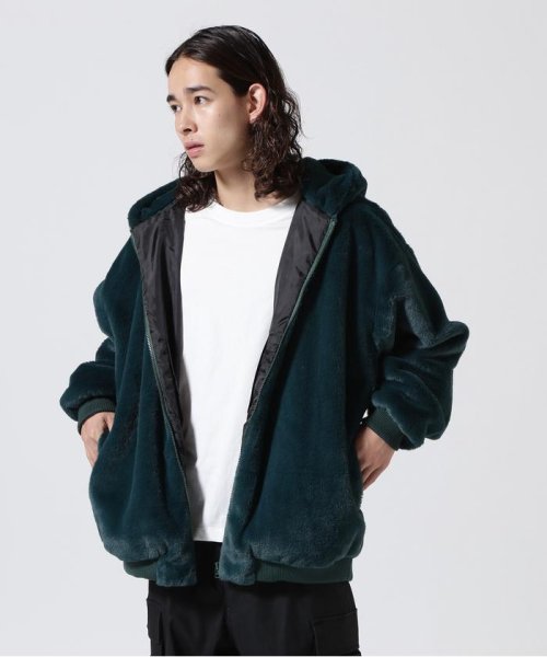 LHP(エルエイチピー)/DankeSchon/ダンケシェーン/ECO FUR BLOUSON/グリーン