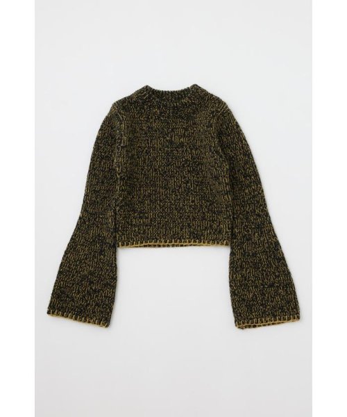 moussy(マウジー)/NEP YARN KNIT トップス/YEL