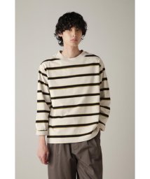 MHL.(エムエイチエル)/OUTLINE STRIPE JERSEY/ECRU2