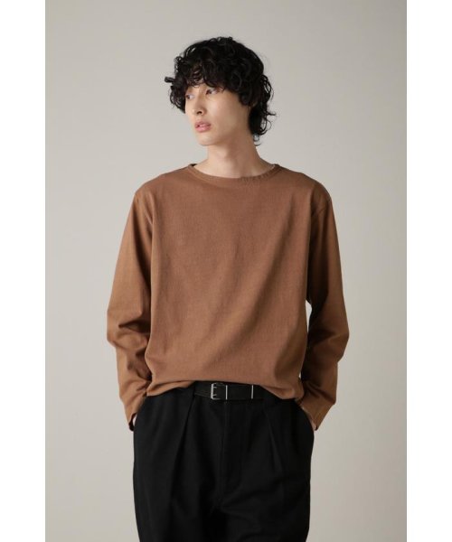 MHL.(エムエイチエル)/DRY COTTON JERSEY/RUST3